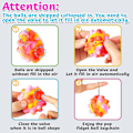 Miniatyrbild 2 av 7: Pop Fidget Leksaker 4 ST 3D Stressbollar It Pop Fidgets Paket Party för Barn Leksaker Bulk Klämleksaker Pojkar Vuxen Stress Relief Påskkorg Fyllmedel