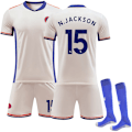 Pikkukuva 1 / 4: Chelsean Lasten Jalkapallopaita 2024-2025 + Sukat NR.15 Jackson 18