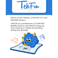 Pikkukuva 3 / 9: TEKFUN 10 tuuman LCD-piirustustabletti, sotkuton piirustusalusta lapsille 3-8-vuotiaille, pinkki
