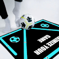 Miniatyrbillede 5 af 5: Fodbold Træningsmåtte Fodspor Træningsfilt Gummi