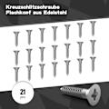 Miniatyrbilde 5 av 5: Rustfritt stål pigghjul for gressklipper Husqvarna Automower 420/320/430X/435X/440/450X, med 21 x rustfrie stål pigger, for hjul 252 mm