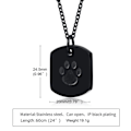 Miniatyrbild 2 av 5: Minicremation Cremation Smycken Urn Halsband för Ashes for Pet, P