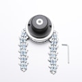 Pikkukuva 2 / 5: Uusi siimapää puutarhatrimmeriin, nylon monitoimileikkurin lisävarusteet Chain trimmer head