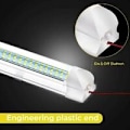 Miniatyrbilde 4 av 5: Reglette Led 108 LED, 12V DC LED-lyslist, Lysstyrke 700LM Bobilbelysning med PÅ/AV-bryter, Universell LED-list for skap, Bil,