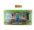 Miniatyrbild 8 av 11: Minecraft prydnader docka Creeper Steve liten svart docka Diamond (5 types)