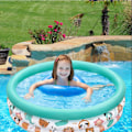 Miniatyrbild 7 av 7: Barnplaskpool, uppblåsbar plaskpool, swimmingpool, uppblåsbar pool, uppblåsbar barnpool, babypool, portabelt badkar EEE