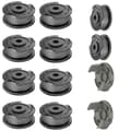 Replacement Spool and Cap Set for Bosch Easy GrassCut 10-Pack