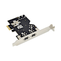 Pikkukuva 5 / 5: Pcie X1 - Firewire 800 1394b 3-porttikamera kuvan ja videon kaappauskortille