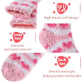 Miniatyrbild 3 av 6: Par Damplushsockor, Mjuka Vinterstrumpor, Tjocka Pink