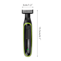 Miniatyrbilde 11 av 11: Profesjonell USB-lading Elektrisk Barbermaskin Skjeggtrimmer med Grensekam V-017