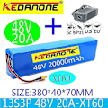 Miniatyrbillede 2 af 2: 48v 20ah 1000watt 13s3p 18650 Batteripakke Mh1 54.6v Elcykel E-cykel Batteri Scooter Med 25a Udladning Bms Med Oplader null null none