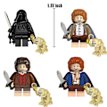 Miniatyrbilde 3 av 5: 18 stk. Ringenes Herre Middelalder Riddere Minifigurer Leketøysett Antikk Militær Rustning Ork Soldater Byggeklosser [FW]