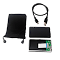 Pikkukuva 1 / 5: USB 2.0 - 1.8\" CE/ZIF -kiintolevyn HDD-alumiinikotelo ulkoiseen käyttöön