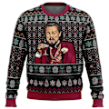 Miniatyrbillede 1 af 2: Skrattende Leo DiCaprio Meme Sjov Juletrøje Gave Julemandstrøje Mænd 3d Trøje Og Top 6XL