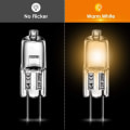 Miniatyrbillede 4 af 5: G4 halogenlamper 20W 12V - Varmhvid - 20 stk. 20W 20W 20pcs