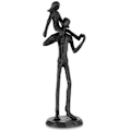 Miniatyrbillede 1 af 5: Far, Datter, Jern, Figur, Fader, Datter, Kærlighed, Skulptur, Dekoration