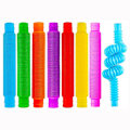 Miniatyrbillede 2 af 7: 8-pak Store Pop Tubes, Fidget Legetøj, Sensorisk Legetøj til Stress- og Angstdæmpning for Børn, Voksne, Læringslegetøj, Strækrør 8pcs 2.9cm