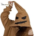 Miniatyrbillede 5 af 5: Halloween Party Cosplay The Nightmare Cosplay Juldräkt Oogie Boogie Pyjamas Jumpsuits Unisex Nattkläder Outfit XL