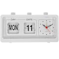Miniatyrbild 2 av 2: Liten digital väggklocka Klockor Vardagsrumsdekoration Väckarklocka Räknarklocka Elektronisk klocka Datum Da White