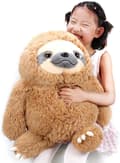 Stoppad Anima Sloth Mjukdjur, Stor Stoppad Djur Sloth Teddy Baby Doll