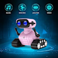 Miniatyrbilde 2 av 7: ALLCELE Jenter Robot Leke, Oppladbar RC Robot for Barn, Fjernkontroll Leke med Musikk og LED Øyne, Gave til Barn fra 3 År og Oppover - Rosa