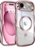 Flytande silikonskyddsfodral, stötsäkert skyddsfodral med kamera, rosa pink