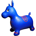 Pikkukuva 5 / 6: AppleRound Hevonen Pomppija käsipumpulla, puhallettava Space Hopper, ratsastettava pomppuhevonen (sininen)