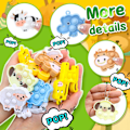 Miniatyrbilde 5 av 7: 30 stk. Fidget Pop it Leker Sett Festgaver for Barn Fidget Leker Bursdag Karneval Skatt Småbarn Leker Fidget Pakke