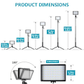 Pikkukuva 2 / 4: Neewer LED USB -paneelivideovalo 5600K säädettävä - 2 kpl pakkaus