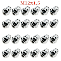Miniatyrbilde 1 av 5: 24X Hjulmutter Konisk Mutter Mondeo M12x1.5 SW 19 for Ford Lettmetallfelger Fiesta