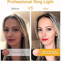 Pikkukuva 2 / 5: Kiinnitettävä rengasvalo, ladattava 60 LED selfie-rengasvalo puhelimelle, kannettavalle tietokoneelle, tabletille (3 mallia)
