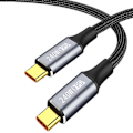 Miniatyrbilde 1 av 5: USB C Hurtigladekabel Type-C Datakabel SVART 2M Svart Black（2m,Svart）