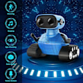 Miniatyrbild 2 av 9: Uppladdningsbar Emo-robot med dansrörelser & LED-ögon, fjärrkontroll för barn 5+