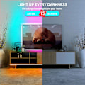 Miniatyrbild 5 av 5: LED-ljusremsa, 10 m LED-ljusremsor med 44-tangenters fjärrkontroll, flexibel 5050 RGB-färgväxlande LED-lampor för sovrum, fest 10M