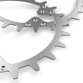 Miniatyrbilde 2 av 5: Rustfritt stål pigghjul for gressklipper Husqvarna Automower 420/320/430X/435X/440/450X, med 21 x rustfrie stål pigger, for hjul 252 mm