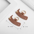 Miniatyrbillede 3 af 10: Håndtaske med remme i ægte læder Bælter SORT REM - høj kvalitet Black Strap