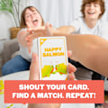 Pikkukuva 4 / 5: Exploding Kittens Happy Salmon by Exploding Kittens - Korttipeli Aikuisten, Teinien ja Lasten - Hauska Perhepeli