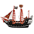 Miniatyrbild 2 av 8: Piratskepp Leksak för Barn, Heminredning, Säker och Hållbar Modell för Barn