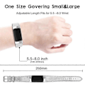Miniatyrbilde 3 av 5: Premium Ekte Lær Justerbar Armbånd for Fitbit Charge 6/5 - Perfekt Sølv Silver Fitbit Charge 6