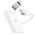 Pikkukuva 1 / 8: Langallinen langattomaksi CarPlay-sovitin USB-liitäntä Plug and Play -toiminnolla, sujuva Carplay-dongle-laatikko iPhonelle, tasainen pinta