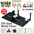 Miniatyrbild 1 av 5: Ny Kvadratisk Flaskklippare Glasflaskklippare Vinklippare DIY Verktygssats Trebladig Skärhuvud