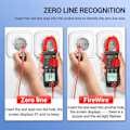 Miniatyrbild 4 av 5: ST181 Digital Clamp Meter för DC/AC Ström 4000 Räknare Multimeter Amperemeter Spänningstestare Bil Amp Hz Kapacitans NCV Ohm
