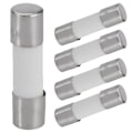 Miniatyrbillede 1 af 3: 5 stk. 5x20mm 6.3A Langsom keramisk sikring T6.3a 250v