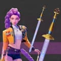 Retractable Rumi Sword for Female Group Cosplay, New Arrival