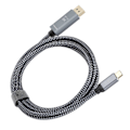 Pikkukuva 4 / 5: USB C - DisplayPort -kaapeli, ammattikäyttöön, Plug and Play -tuki, 8K 60 Hz, kaksisuuntainen tiedonsiirto, TYPE C - DisplayPort -sovitin, 1,8 m (FMY)