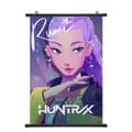 K-POP: Demon Hunter Girls Hängande Affisch Scroll Målning Inomhus Sovrum Dekoration Målning (40*60cm) 4