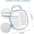 Miniatyrbilde 6 av 6: Non-stick ostehøvel, rustfritt stålblad med flere riveflater for oppbevaring av mat på kjøkkenet, kompakt og ergonomisk håndtaksdesign