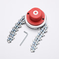 Pikkukuva 3 / 5: Uusi siimapää puutarhatrimmeriin, nylon monitoimileikkurin lisävarusteet Chain trimmer head