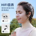 Miniatyrbild 3 av 11: Hörlurar Bluetooth 5.4 trådlösa sportlurar inte i örat superlång batteritid 460mAh black gray HS3