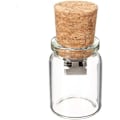 Miniatyrbillede 1 af 6: Flaske 32GB USB Flash Pen Drive Memory Stick Data Storage Transparent Glas Kork